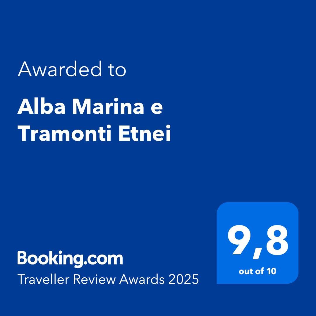 Alba Marina E Tramonti Etnei Apartment Рипосто Екстериор снимка